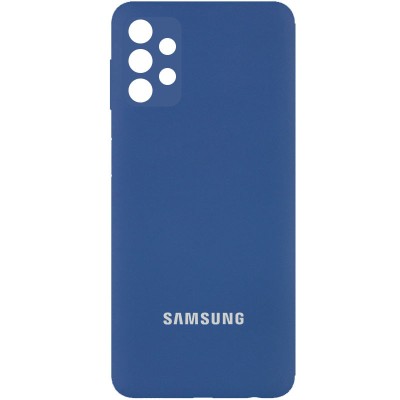 Чехол Silicone Cover Full Camera (AA) для Samsung Galaxy A52 4G / A52 5G / A52s Синий / Navy Blue Чехол Silicone Cover Full Camera (AA) для Samsung Galaxy A52 4G / A52 5G / A52s Синий / Navy Blue