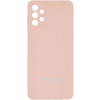 Чехол Silicone Cover Full Camera (AA) для Samsung Galaxy A52 4G / A52 5G Розовый / Pudra Чехол Silicone Cover Full Camera (AA) для Samsung Galaxy A52 4G / A52 5G Розовый / Pudra
