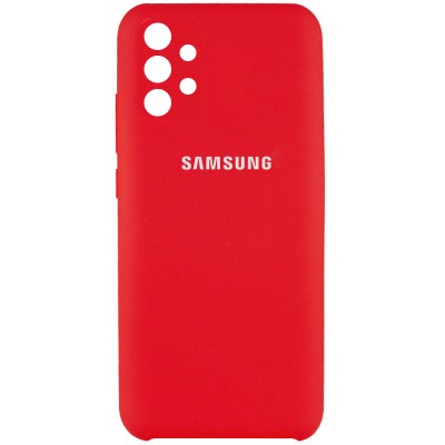 Чехол Silicone Cover Full Camera (AAA) для Samsung Galaxy A32 4G Красный / Red Чехол Silicone Cover Full Camera (AAA) для Samsung Galaxy A32 4G Красный / Red