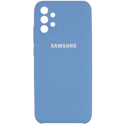 Чехол Silicone Cover Full Camera (AAA) для Samsung Galaxy A32 4G Синий / Denim Blue Чехол Silicone Cover Full Camera (AAA) для Samsung Galaxy A32 4G Синий / Denim Blue