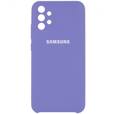 Чехол Silicone Cover Full Camera (AAA) для Samsung Galaxy A32 4G Сиреневый / Elegant Purple Чехол Silicone Cover Full Camera (AAA) для Samsung Galaxy A32 4G Сиреневый / Elegant Purple