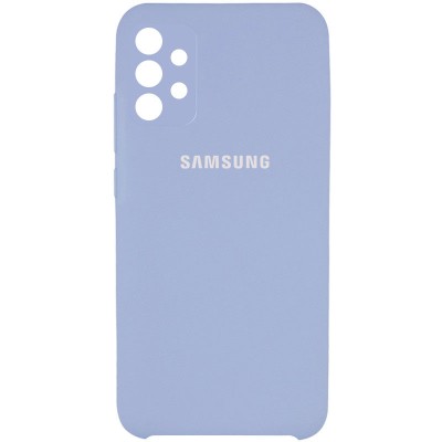 Чехол Silicone Cover Full Camera (AAA) для Samsung Galaxy A52 4G / A52 5G / A52s Голубой / Lilac Blue Чехол Silicone Cover Full Camera (AAA) для Samsung Galaxy A52 4G / A52 5G / A52s Голубой / Lilac Blue
