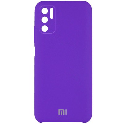 Чехол Silicone Cover Full Camera (AAA) для Xiaomi Redmi Note 10 5G / Poco M3 Pro Фиолетовый / Violet Чехол Silicone Cover Full Camera (AAA) для Xiaomi Redmi Note 10 5G / Poco M3 Pro Фиолетовый / Violet
