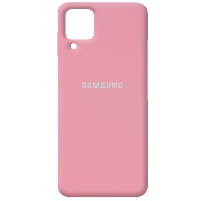 Чехол Silicone Cover Full Protective (AA) для Samsung Galaxy A12 / M12 Розовый / Pink Чехол Silicone Cover Full Protective (AA) для Samsung Galaxy A12 / M12 Розовый / Pink