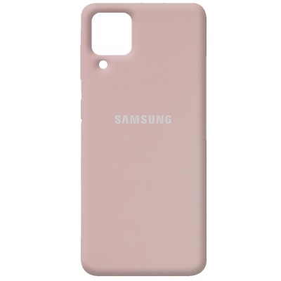 Чехол Silicone Cover Full Protective (AA) для Samsung Galaxy A12 / M12 Розовый / Pink Sand Чехол Silicone Cover Full Protective (AA) для Samsung Galaxy A12 / M12 Розовый / Pink Sand