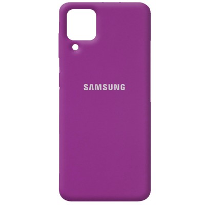 Чехол Silicone Cover Full Protective (AA) для Samsung Galaxy A12 / M12 Фиолетовый / Grape Чехол Silicone Cover Full Protective (AA) для Samsung Galaxy A12 / M12 Фиолетовый / Grape