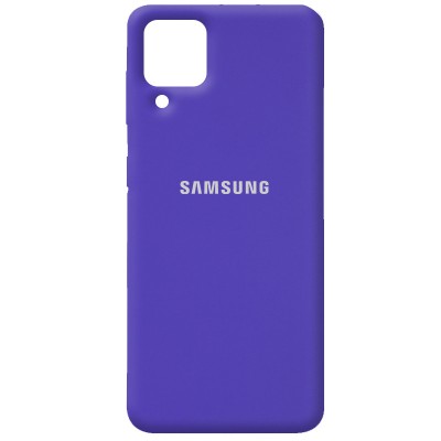 Чехол Silicone Cover Full Protective (AA) для Samsung Galaxy A12 / M12 Фиолетовый / Purple Чехол Silicone Cover Full Protective (AA) для Samsung Galaxy A12 / M12 Фиолетовый / Purple