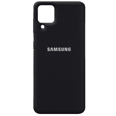 Чехол Silicone Cover Full Protective (AA) для Samsung Galaxy A12 / M12 Черный / Black Чехол Silicone Cover Full Protective (AA) для Samsung Galaxy A12 / M12 Черный / Black
