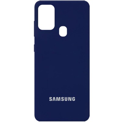 Чехол Silicone Cover Full Protective (AA) для Samsung Galaxy A21s Темно-синий / Midnight blue Чехол Silicone Cover Full Protective (AA) для Samsung Galaxy A21s Темно-синий / Midnight blue