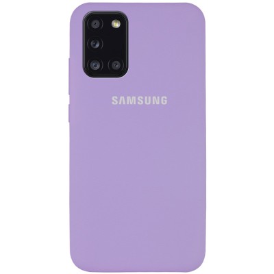 Чехол Silicone Cover Full Protective (AA) для Samsung Galaxy A31 Сиреневый / Dasheen Чехол Silicone Cover Full Protective (AA) для Samsung Galaxy A31 Сиреневый / Dasheen