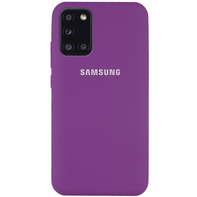 Чехол Silicone Cover Full Protective (AA) для Samsung Galaxy A31 Фиолетовый / Grape Чехол Silicone Cover Full Protective (AA) для Samsung Galaxy A31 Фиолетовый / Grape