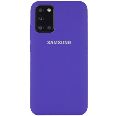 Чехол Silicone Cover Full Protective (AA) для Samsung Galaxy A31 Фиолетовый / Purple Чехол Silicone Cover Full Protective (AA) для Samsung Galaxy A31 Фиолетовый / Purple