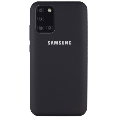 Чехол Silicone Cover Full Protective (AA) для Samsung Galaxy A31 Черный / Black Чехол Silicone Cover Full Protective (AA) для Samsung Galaxy A31 Черный / Black