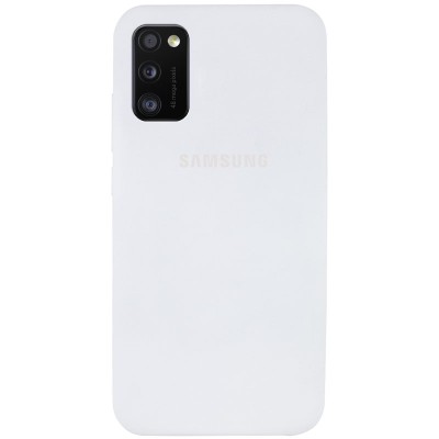 Чехол Silicone Cover Full Protective (AA) для Samsung Galaxy A41 Белый / White Чехол Silicone Cover Full Protective (AA) для Samsung Galaxy A41 Белый / White