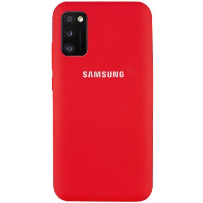 Чехол Silicone Cover Full Protective (AA) для Samsung Galaxy A41 Красный / Red Чехол Silicone Cover Full Protective (AA) для Samsung Galaxy A41 Красный / Red