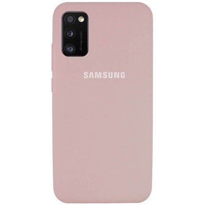 Чехол Silicone Cover Full Protective (AA) для Samsung Galaxy A41 Розовый / Pink Sand Чехол Silicone Cover Full Protective (AA) для Samsung Galaxy A41 Розовый / Pink Sand