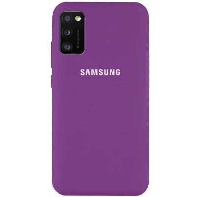 Чехол Silicone Cover Full Protective (AA) для Samsung Galaxy A41 Фиолетовый / Grape Чехол Silicone Cover Full Protective (AA) для Samsung Galaxy A41 Фиолетовый / Grape