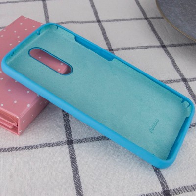 Чехол Silicone Cover Full Protective (AA) для Xiaomi Redmi 8 Голубой / Light Blue Чехол Silicone Cover Full Protective (AA) для Xiaomi Redmi 8 Голубой / Light Blue