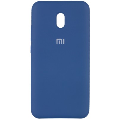 Чехол Silicone Cover Full Protective (AA) для Xiaomi Redmi 8a Синий / Navy Blue Чехол Silicone Cover Full Protective (AA) для Xiaomi Redmi 8a Синий / Navy Blue