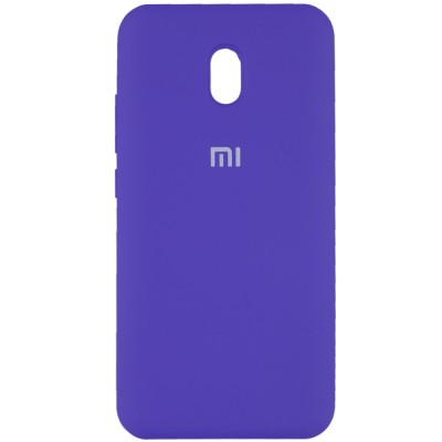 Чехол Silicone Cover Full Protective (AA) для Xiaomi Redmi 8a Фиолетовый / Purple Чехол Silicone Cover Full Protective (AA) для Xiaomi Redmi 8a Фиолетовый / Purple