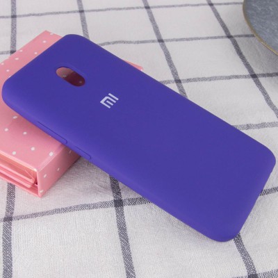 Чехол Silicone Cover Full Protective (AA) для Xiaomi Redmi 8a Фиолетовый / Purple Чехол Silicone Cover Full Protective (AA) для Xiaomi Redmi 8a Фиолетовый / Purple