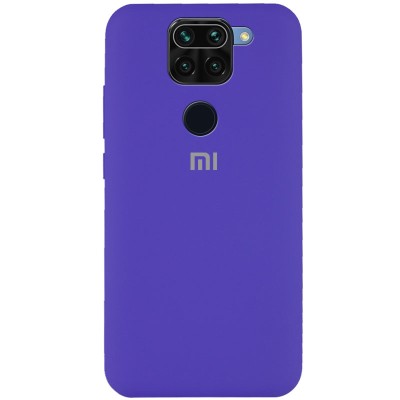 Чехол Silicone Cover Full Protective (AA) для Xiaomi Redmi Note 9 / Redmi 10X Фиолетовый / Purple Чехол Silicone Cover Full Protective (AA) для Xiaomi Redmi Note 9 / Redmi 10X Фиолетовый / Purple