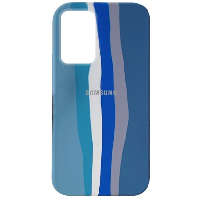 Чехол Silicone Cover Full Rainbow для Samsung Galaxy A52 4G / A52 5G / A52s Голубой / Синий Чехол Silicone Cover Full Rainbow для Samsung Galaxy A52 4G / A52 5G / A52s Голубой / Синий