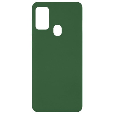 Чехол Silicone Cover Full without Logo (A) для Samsung Galaxy M30s / M21 Зеленый / Dark green Чехол Silicone Cover Full without Logo (A) для Samsung Galaxy M30s / M21 Зеленый / Dark green