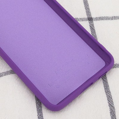 Чехол Silicone Cover Full without Logo (A) для Samsung Galaxy M30s / M21 Фиолетовый / Purple