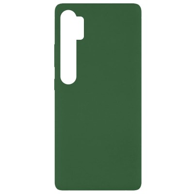 Чехол Silicone Cover Full without Logo (A) для Xiaomi Mi Note 10 Lite / Mi Note 10 / Note 10 Pro Зеленый / Dark green Чехол Silicone Cover Full without Logo (A) для Xiaomi Mi Note 10 Lite / Mi Note 10 / Note 10 Pro Зеленый / Dark green