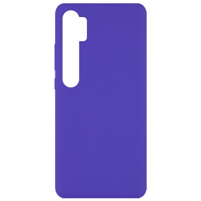 Чехол Silicone Cover Full without Logo (A) для Xiaomi Mi Note 10 Lite / Mi Note 10 / Note 10 Pro Фиолетовый / Purple Чехол Silicone Cover Full without Logo (A) для Xiaomi Mi Note 10 Lite / Mi Note 10 / Note 10 Pro Фиолетовый / Purple