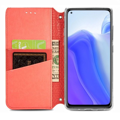 Кожаный чехол книжка GETMAN Mandala (PU) для Xiaomi Mi 10T / Mi 10T Pro Красный - 2 Кожаный чехол книжка GETMAN Mandala (PU) для Xiaomi Mi 10T / Mi 10T Pro Красный - 2