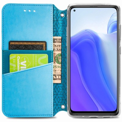 Кожаный чехол книжка GETMAN Mandala (PU) для Xiaomi Mi 10T / Mi 10T Pro Синий - 3 Кожаный чехол книжка GETMAN Mandala (PU) для Xiaomi Mi 10T / Mi 10T Pro Синий - 3