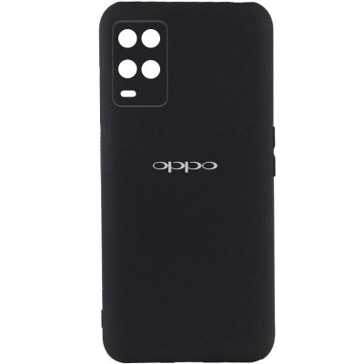 Чехол Silicone Cover My Color Full Camera (A) для Oppo A54 4G Черный / Black Чехол Silicone Cover My Color Full Camera (A) для Oppo A54 4G Черный / Black