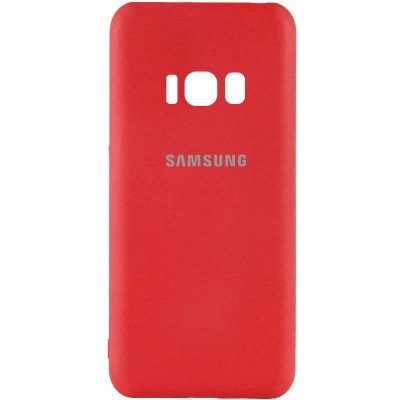 Чехол Silicone Cover My Color Full Camera (A) для Samsung G955 Galaxy S8 Plus Красный / Red Чехол Silicone Cover My Color Full Camera (A) для Samsung G955 Galaxy S8 Plus Красный / Red