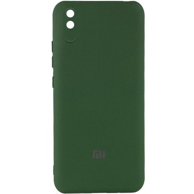 Чехол Silicone Cover My Color Full Camera (A) для Xiaomi Redmi 9A Зеленый / Dark green Чехол Silicone Cover My Color Full Camera (A) для Xiaomi Redmi 9A Зеленый / Dark green