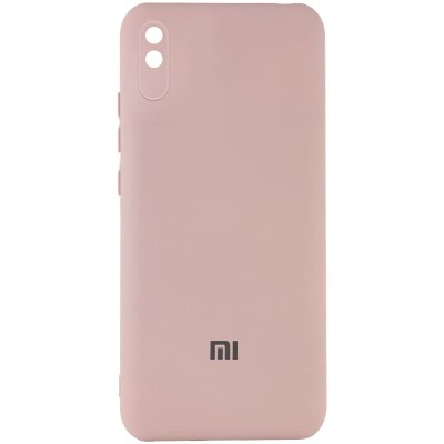 Чехол Silicone Cover My Color Full Camera (A) для Xiaomi Redmi 9A Розовый / Pink Sand Чехол Silicone Cover My Color Full Camera (A) для Xiaomi Redmi 9A Розовый / Pink Sand