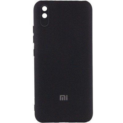 Чехол Silicone Cover My Color Full Camera (A) для Xiaomi Redmi 9A Черный / Black Чехол Silicone Cover My Color Full Camera (A) для Xiaomi Redmi 9A Черный / Black