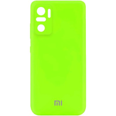 Чехол Silicone Cover My Color Full Camera (A) для Xiaomi Redmi Note 10 / Note 10s Салатовый / Neon green Чехол Silicone Cover My Color Full Camera (A) для Xiaomi Redmi Note 10 / Note 10s Салатовый / Neon green