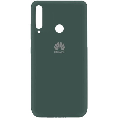 Чехол Silicone Cover My Color Full Protective (A) для Huawei P40 Lite E / Y7p (2020) Зеленый / Pine green