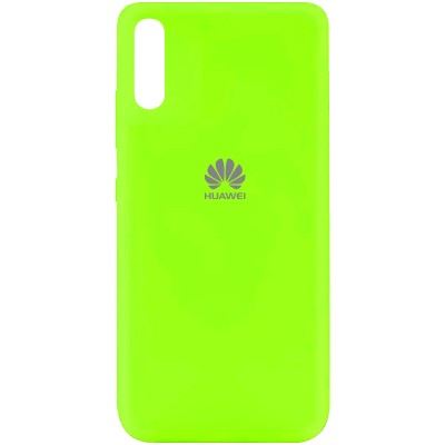 Чехол Silicone Cover My Color Full Protective (A) для Huawei Y8p (2020) / P Smart S Салатовый / Neon green Чехол Silicone Cover My Color Full Protective (A) для Huawei Y8p (2020) / P Smart S Салатовый / Neon green