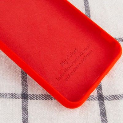 Чехол Silicone Cover My Color Full Protective (A) для Samsung Galaxy S21 Красный / Red Чехол Silicone Cover My Color Full Protective (A) для Samsung Galaxy S21 Красный / Red