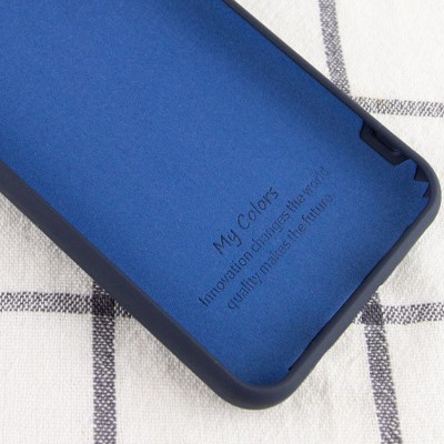 Чехол Silicone Cover My Color Full Protective (A) для Samsung Galaxy S21 Синий / Midnight blue Чехол Silicone Cover My Color Full Protective (A) для Samsung Galaxy S21 Синий / Midnight blue