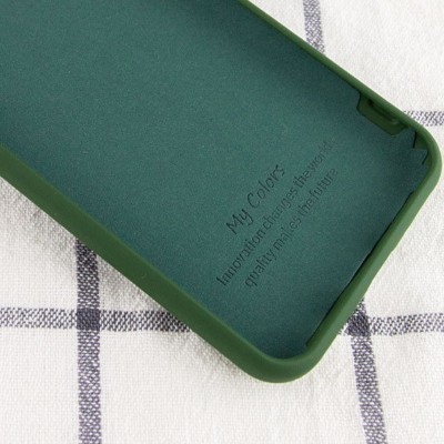 Чехол Silicone Cover My Color Full Protective (A) для Xiaomi Poco X3 NFC / Poco X3 Pro Зеленый / Dark green Чехол Silicone Cover My Color Full Protective (A) для Xiaomi Poco X3 NFC / Poco X3 Pro Зеленый / Dark green