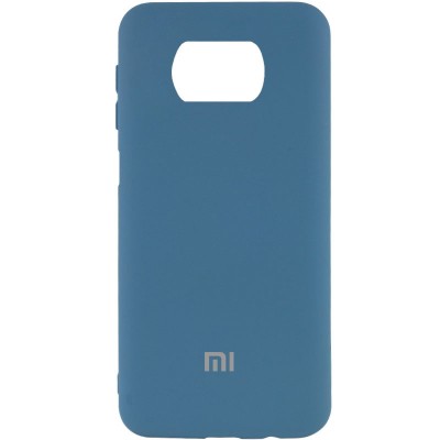 Чехол Silicone Cover My Color Full Protective (A) для Xiaomi Poco X3 NFC / Poco X3 Pro Синий / Navy blue Чехол Silicone Cover My Color Full Protective (A) для Xiaomi Poco X3 NFC / Poco X3 Pro Синий / Navy blue
