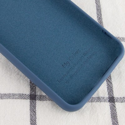 Чехол Silicone Cover My Color Full Protective (A) для Xiaomi Poco X3 NFC / Poco X3 Pro Синий / Navy blue Чехол Silicone Cover My Color Full Protective (A) для Xiaomi Poco X3 NFC / Poco X3 Pro Синий / Navy blue