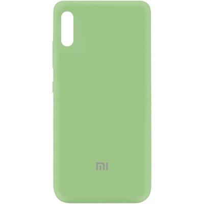 Чехол Silicone Cover My Color Full Protective (A) для Xiaomi Redmi 9A Мятный / Mint Чехол Silicone Cover My Color Full Protective (A) для Xiaomi Redmi 9A Мятный / Mint