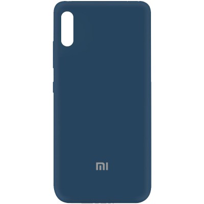 Чехол Silicone Cover My Color Full Protective (A) для Xiaomi Redmi 9A Синий / Navy blue Чехол Silicone Cover My Color Full Protective (A) для Xiaomi Redmi 9A Синий / Navy blue