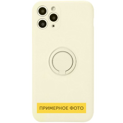 Чехол TPU Candy Ring для Oppo A52 / A72 / A92 Бежевый / Antigue White Чехол TPU Candy Ring для Oppo A52 / A72 / A92 Бежевый / Antigue White