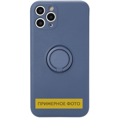 Чехол TPU Candy Ring для Oppo A52 / A72 / A92 Серый / Lavender Gray Чехол TPU Candy Ring для Oppo A52 / A72 / A92 Серый / Lavender Gray
